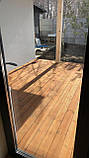 Терасна дошка імпрегнована вкрита терасною олією 30х120 мм Горіх, фото 7