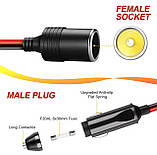 Розгалужувач автомобільний прикурювач-трійник YANTU 3 в 1 12-24 вольти 15А від прикурювача, фото 3