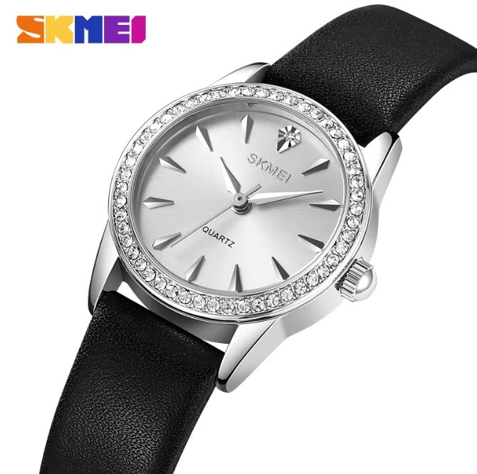 Жіночий кварцовий годинник Skmei 2086SISI Silver-Silver