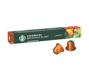 Nespresso капсули Starbucks Breakfast Blend 7 США Неспресо Старбакс м'яка кава