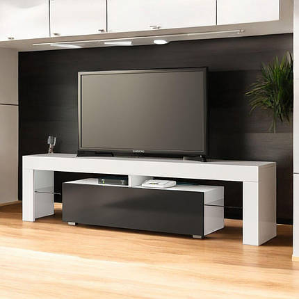 Тумба під телевізор тумбочка Моніка сучасні тумби під тв з ДСП комод тумбочки для телевізора у вітальню спальню 1400х500х350 мм, фото 1