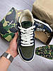 Чоловічі кросівки A Bathing Ape BAPE SK8 STA Blue Green взуття Бейп шкіряні весна осінь, фото 4