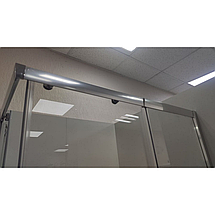 Душова кабіна Veronis Minnesota 120x80x190 см без піддону прозоре скло розсувні двері, фото 4