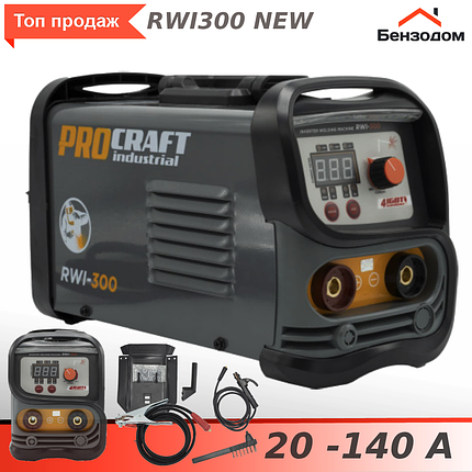 Інверторний зварювальний апарат Procraft Industrial RWI-300 NEW, фото 1