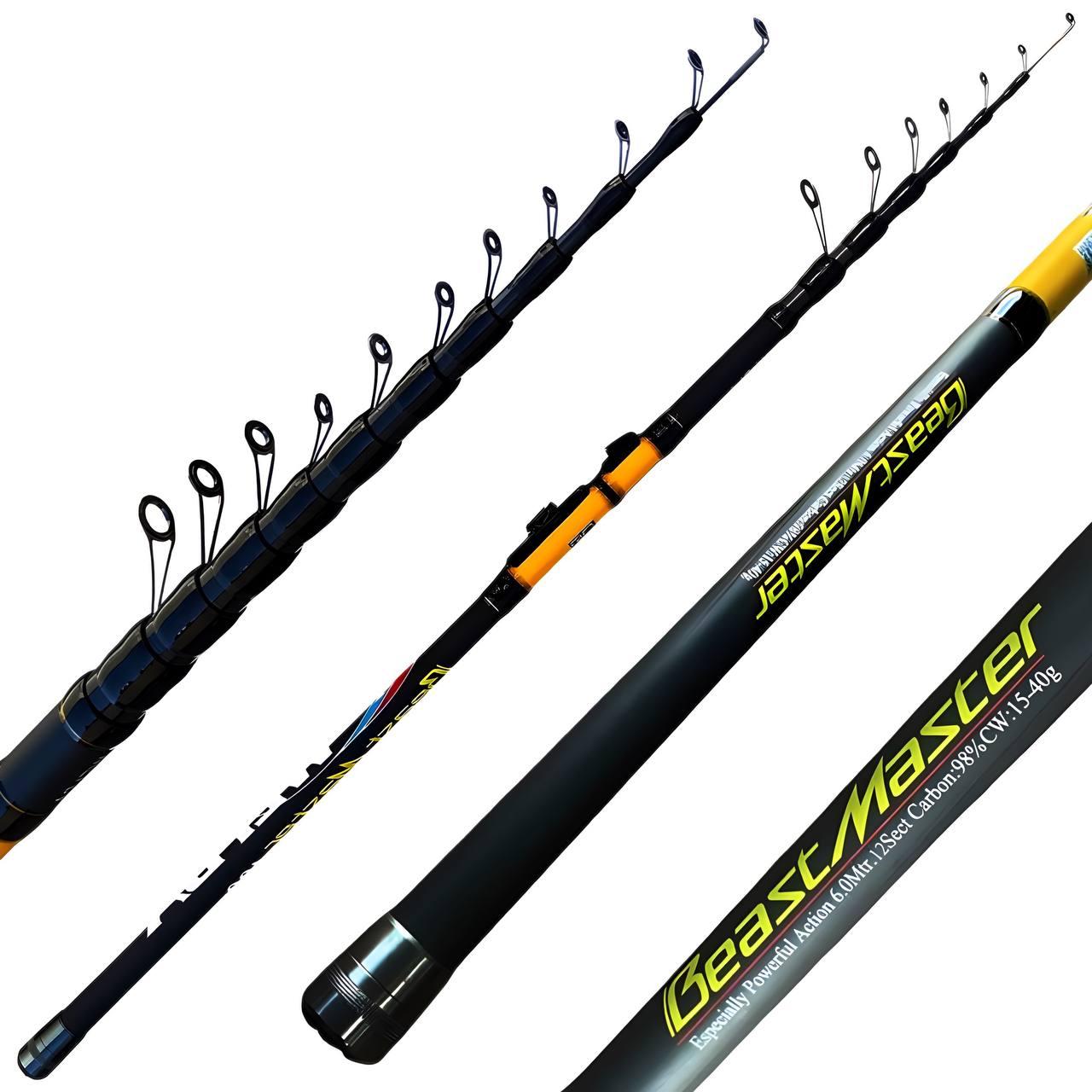 Поплавцеве телескопічне вудлище на карася, плотву, ляща Weida Beast Master 4m (15-40 g)