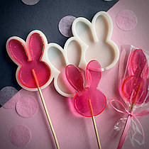 Силіконовий молд для льодяників "Зайчик 2"