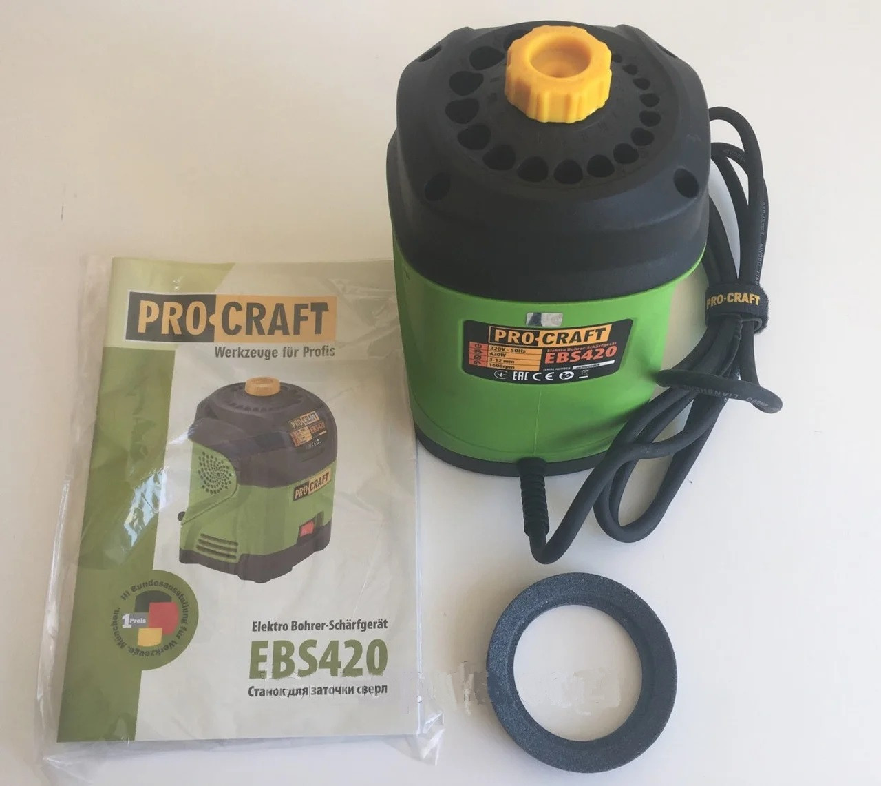 Заточення для свердлів ProCraft EBS420