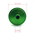 Паливний фільтр алюмінієвий L 59mm GREEN, фото 5