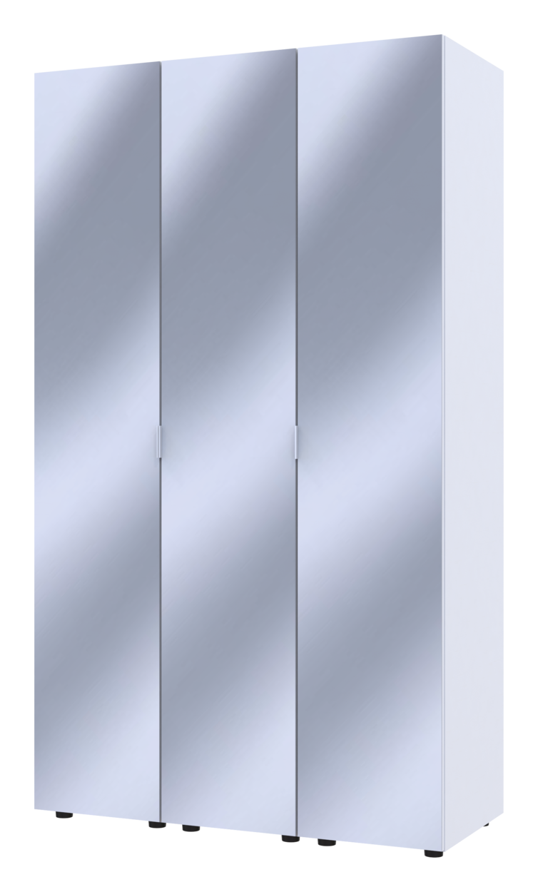 Комплект Doros Гелар Білий 3 Дзеркала 117х49.5х203.4 (42002166), фото 1