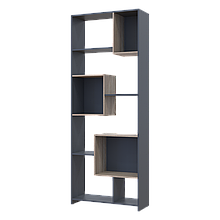 Етажерка висока Doros B1S Графіт/Дуб Сонома 81х30х210 (41516040)