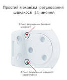 Дотягувач дверний RYOBI 2000 2055V BC STD з фіксуючими ножицями білий, фото 4