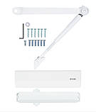 Дотягувач дверний RYOBI 2000 2055V BC STD з фіксуючими ножицями білий, фото 6