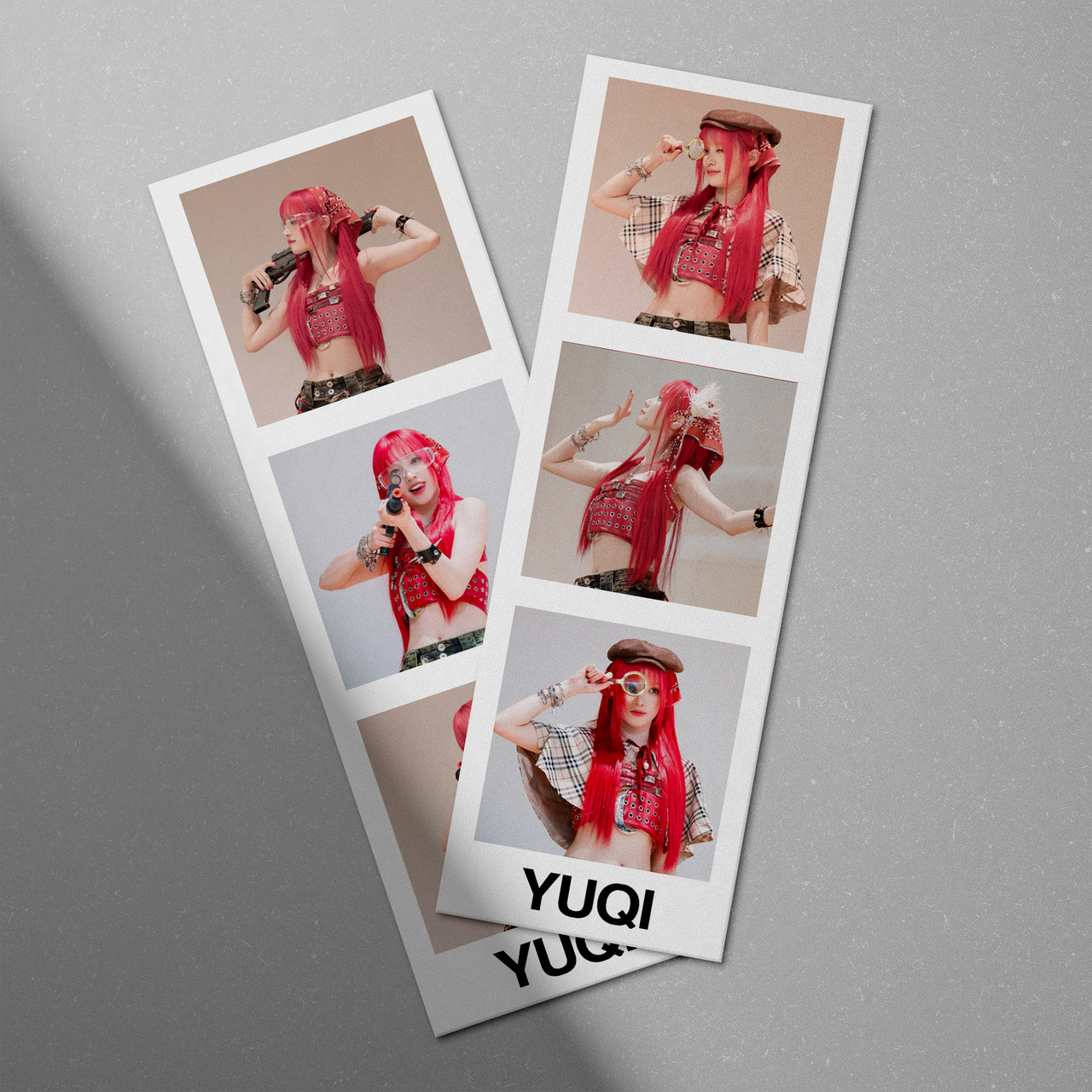 Набір фотостріпів (G)I-DLE Yuqi №5 8 штук