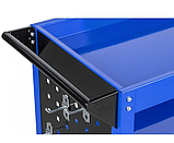 Візок для майстерні на 3 полиці з гачками AL-FA, фото 3