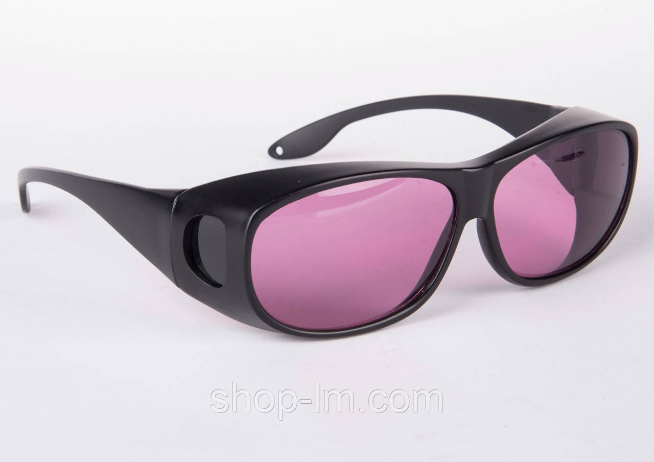 Окуляри захисні LSG-11 оправа 9 190-380 і 750-860 nm. O.D.4+ для лазера діодного, олександрит, сертифікат СЕ, фото 1