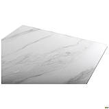 Стіл обідній Lyon Black стільниця кераміка білий, 80*140, ТМ Амф, фото 8