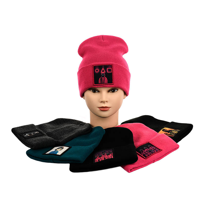 Шапка-лопата з патчем "Гра в кальмара"