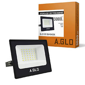 Прожектор світлодіодний ЄВРОСВІТЛО A.GLO GL-22-30 30W 6400K (000058904), фото 1