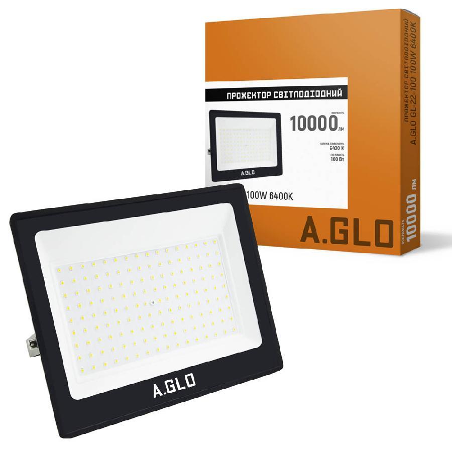 Прожектор світлодіодний ЄВРОСВІТЛО A.GLO GL-22-100 100W 6400K (000058906)