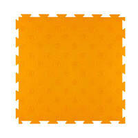 Модульне покриття для підлоги ПВХ плитка Преміум Монетка Жовтий