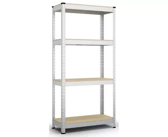 Стелаж для складу, архіву, магазину. БЮДЖЕТ оцинк. 1600*800*300*4полок ДСП, фото 1