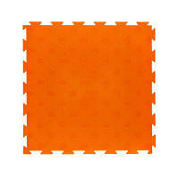 Модульне покриття для підлоги ПВХ плитка Преміум Монетка Помаранчевий