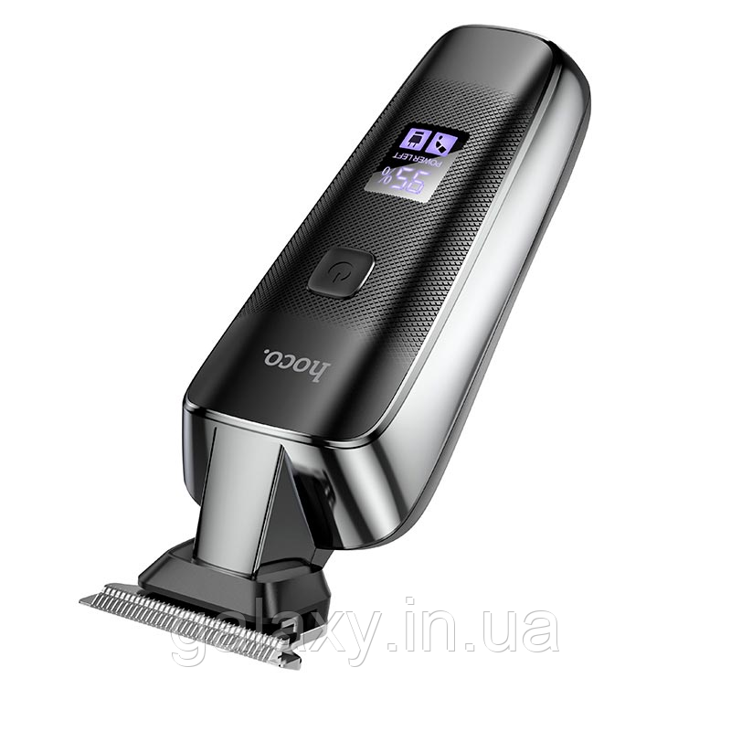 Машинка Hoco акумуляторна 600mAh для стрижки волосся 3 насадки HP23