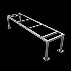 Підставка 2000х500х450 універсальна з регульованими перемичками двоблочна ПЛ-14уні Рама