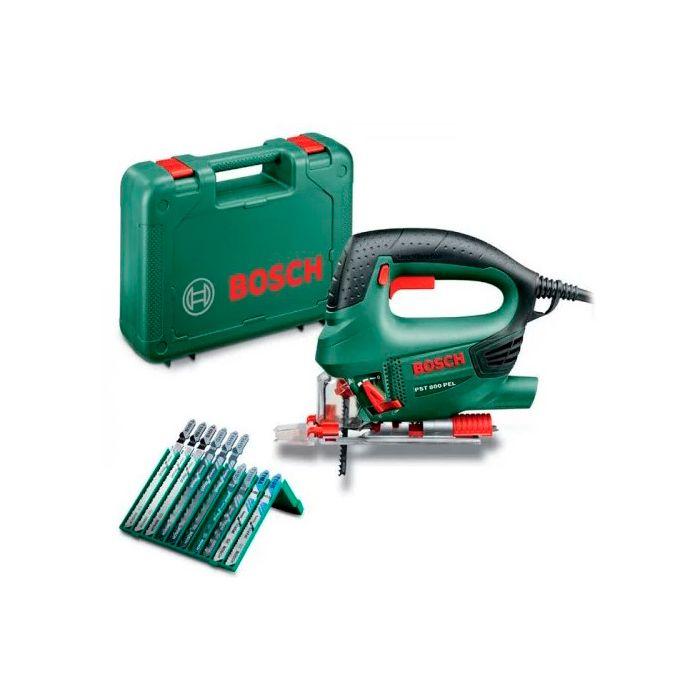 Лобзик Bosch PST 800 PEL Compact в чемодані з набором 10 пилок (06033A0101), фото 1