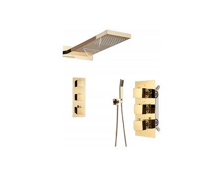 Душова система CHDE 00-20 Gold Poler Waterfall TERMO BOX, фото 1