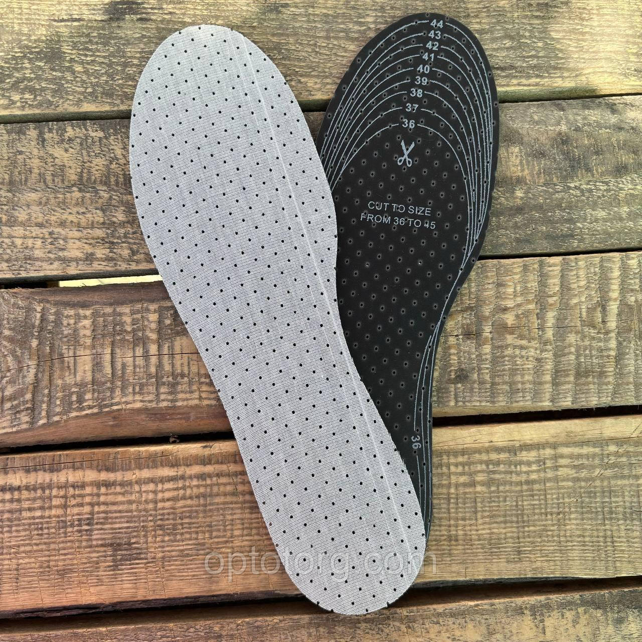 Устілки антибактеріальні з активованим вугіллям розмір 36-46, фото 1