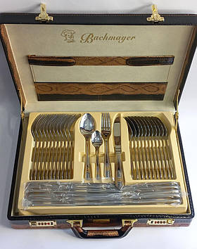 Набір столових приладів у кейсі bachmayer bm-7255 на 12 персон 72 предмети