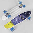 *Скейт (пенні борд) Penny board (коліс світяться) СОВА арт. 29855, фото 6