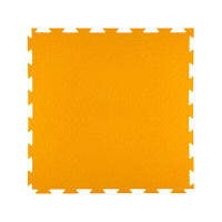 Модульне покриття для підлоги ПВХ плитка Преміум Піксель Жовтий