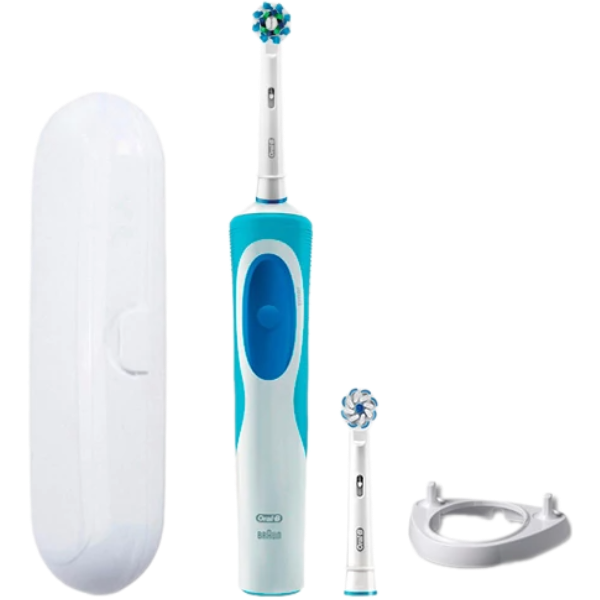 Електрична зубна щітка Oral-B Vitality D12.513 Cross Action White (2 нас.) (Підставка, футляр)