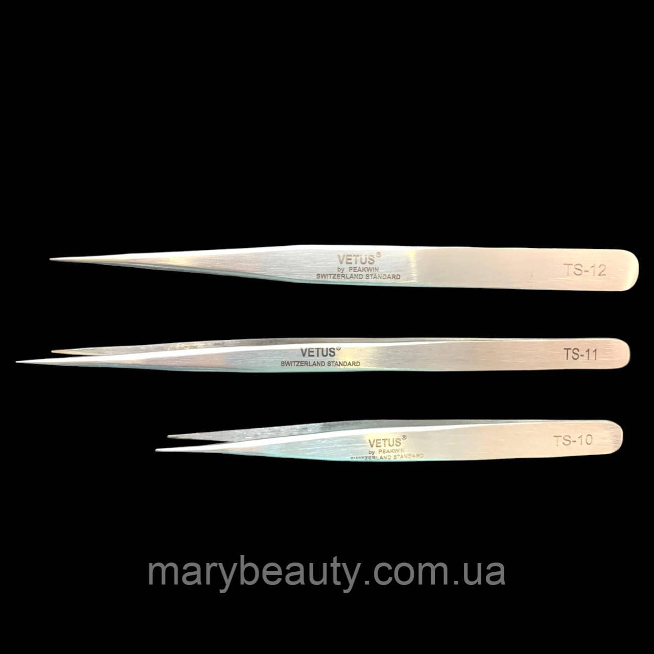 Пінцет Vetus TS-12 рівний, фото 1