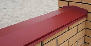 Парапетна планка, Накривка на парапет.