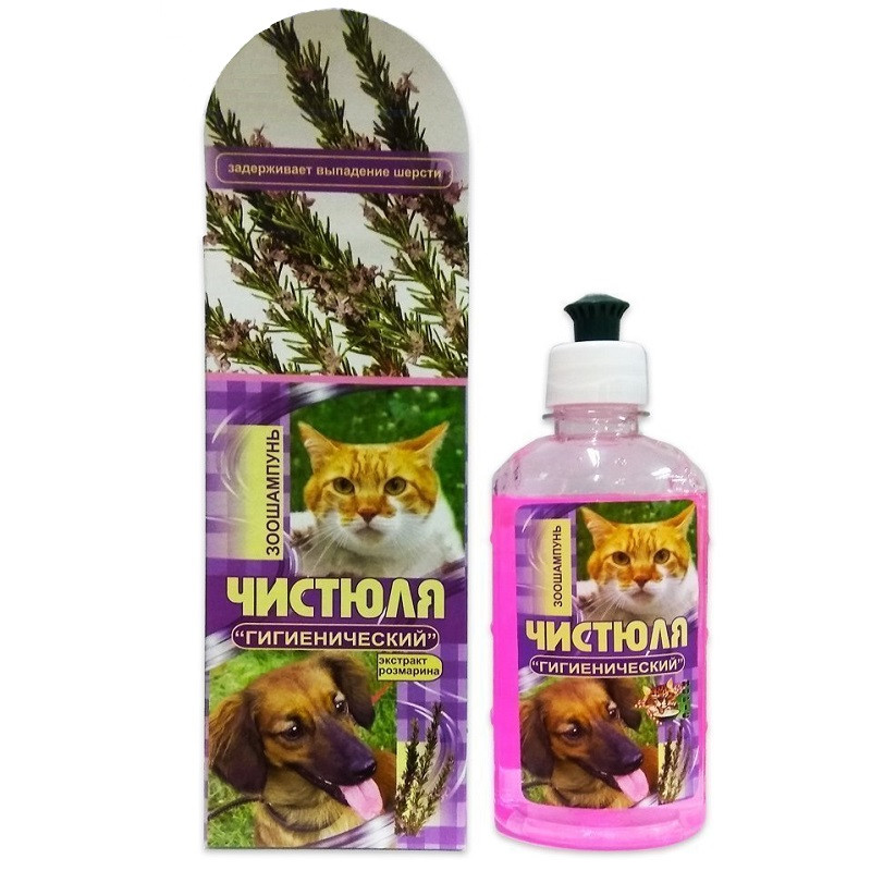 Шампунь для собак і котів Блохобій Чистюля протипаразитарний з екстрактом розмарину 25 мл Норис, фото 1