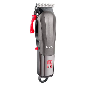 Машинка Hoco акумуляторна 2600mAh для стрижки волосся 4 насадки дисплей Admire DAR09