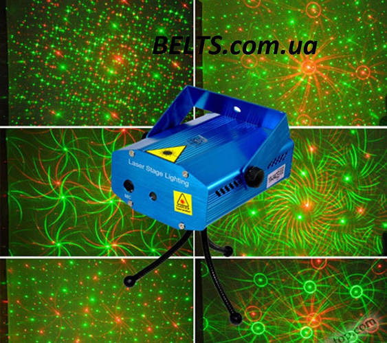 Мини лазер для дискотек 6в1, лазерный проектор Mini Laser, цена 450 грн ...