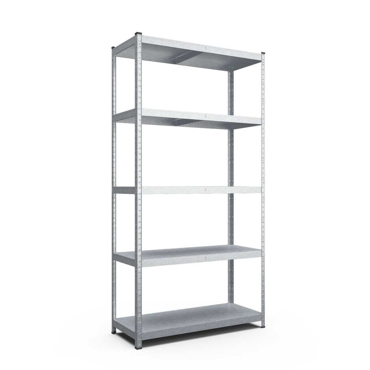 Стелаж для складу, архіву, магазину. Standart 1800*900*400 оцинкований з металевими полицями 5 шт, фото 1