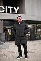 Подовжена чоловіча зимова куртка Kings Wind 4335