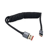 Кабель USB - TypeC Ugreen US554 Coiled (6A) 1.5м, фото 2