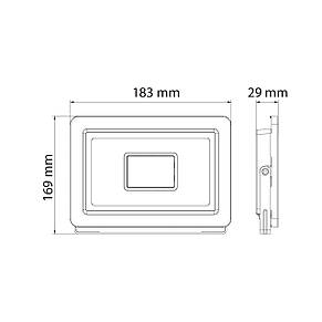 Прожектор світлодіодний Horoz Electric PARDUS-50 50W 6400K (068-028-0050-010), фото 3