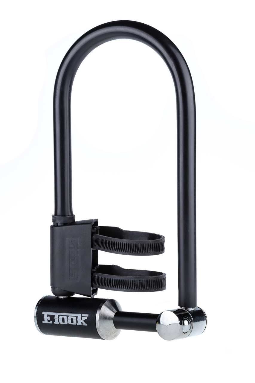 Замок на велосипед велозамок U-Lock ETOOK ET170L скоба 13x108x225 мм чорний, фото 1
