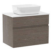 BLATNA тумба 70см підвісна зі стільницею, 2 ящика, ільм бергамо Арт. f3278Dr(1)