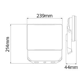Прожектор світлодіодний PEGASUS-100 100W 6400K (068-024-0100-010), фото 4