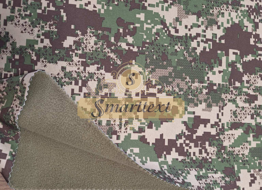 Тканина Софтшел хижак Softshell камуфляж