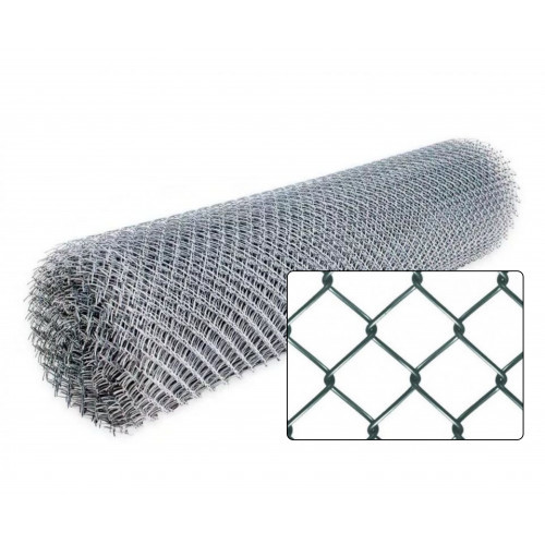 Сітка Рабиця 40*40 оцинкована, діаметр 1.6, висота 2м для забору, фото 1