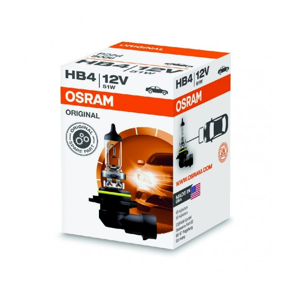 Автолампа галогенна Osram HB4 12V 51W P22d Original 9006, фото 1